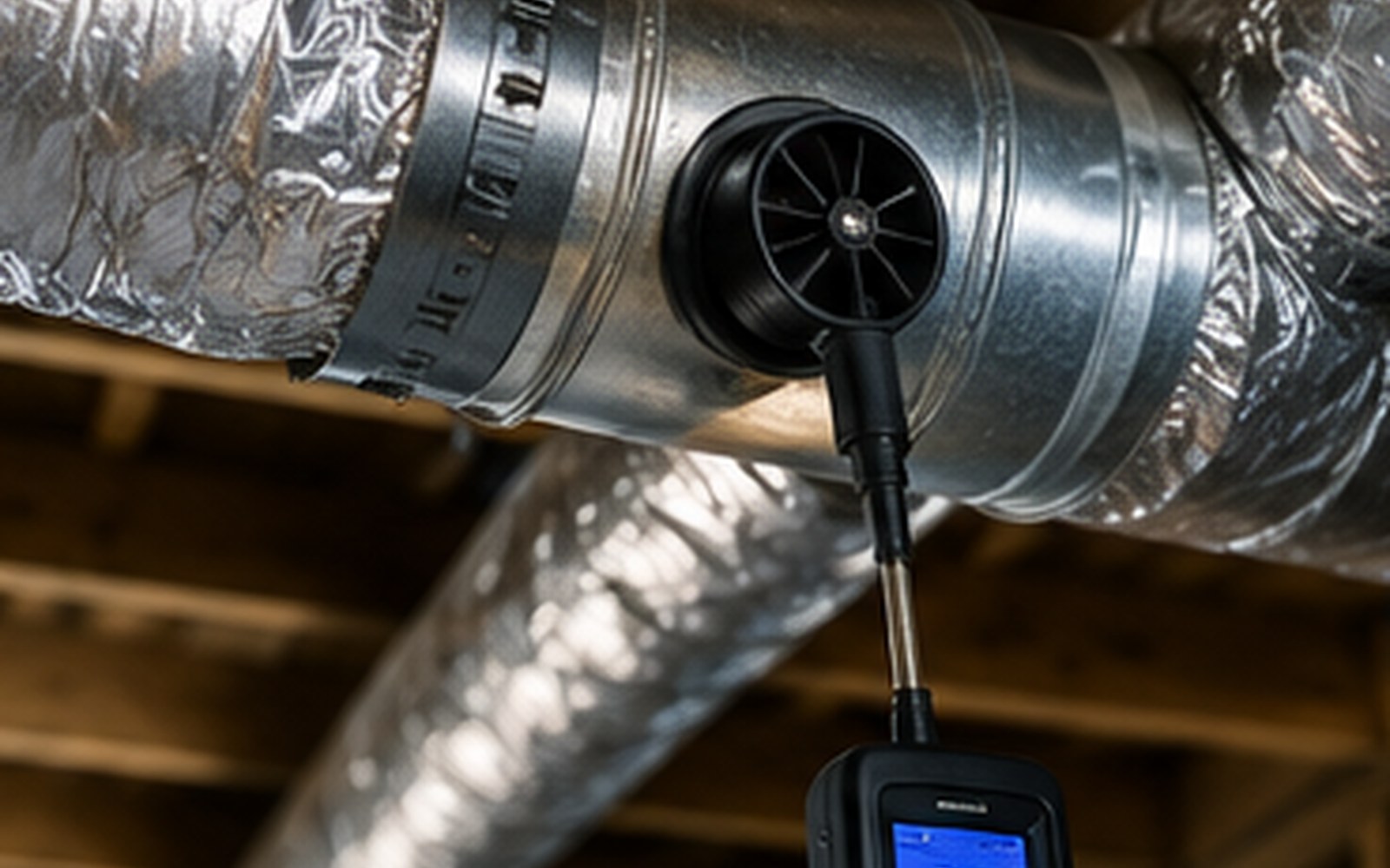 Duct leakage testing and ductwork